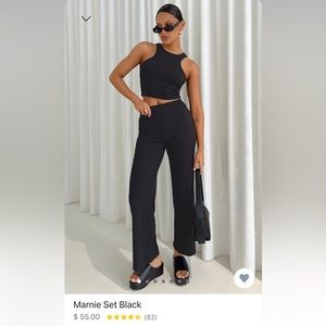 Princess Polly marnie set black